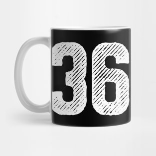 Rough Number 36 Mug